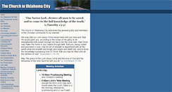 Desktop Screenshot of churchinokc.org