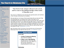 Tablet Screenshot of churchinokc.org